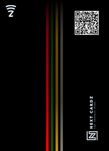 Standard NFC Business Card Back View