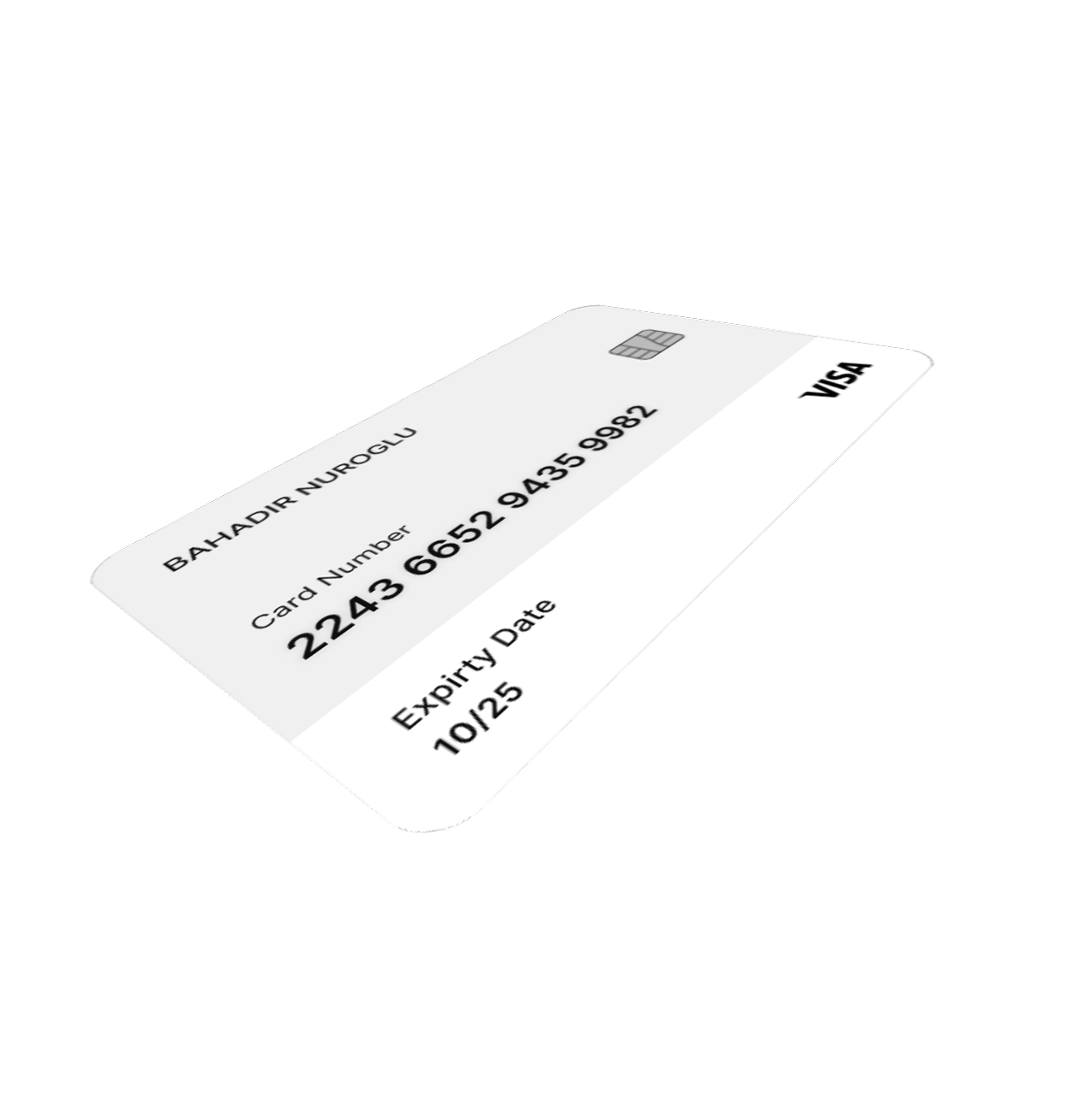 NextCardz Vertical Design NFC Card with QR Technology