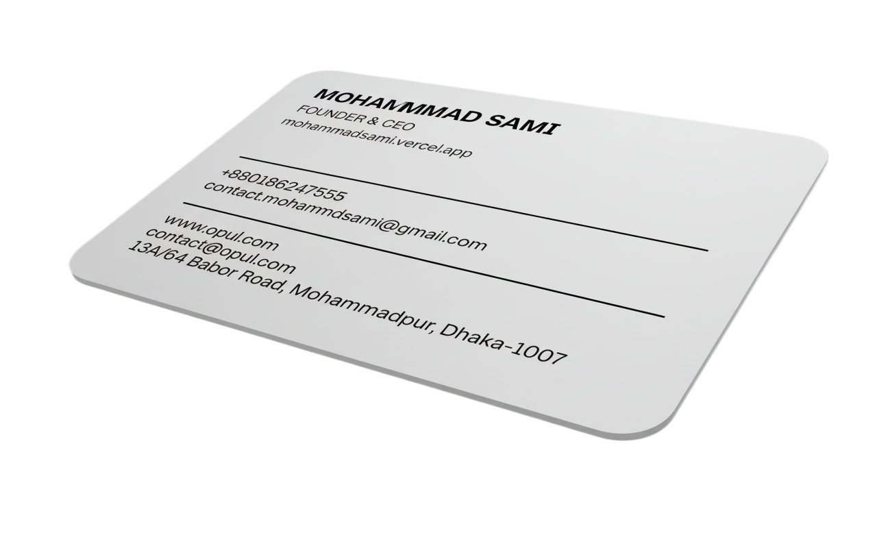 NextCardz Smart NFC Business Card in Hand - Tap to Connect